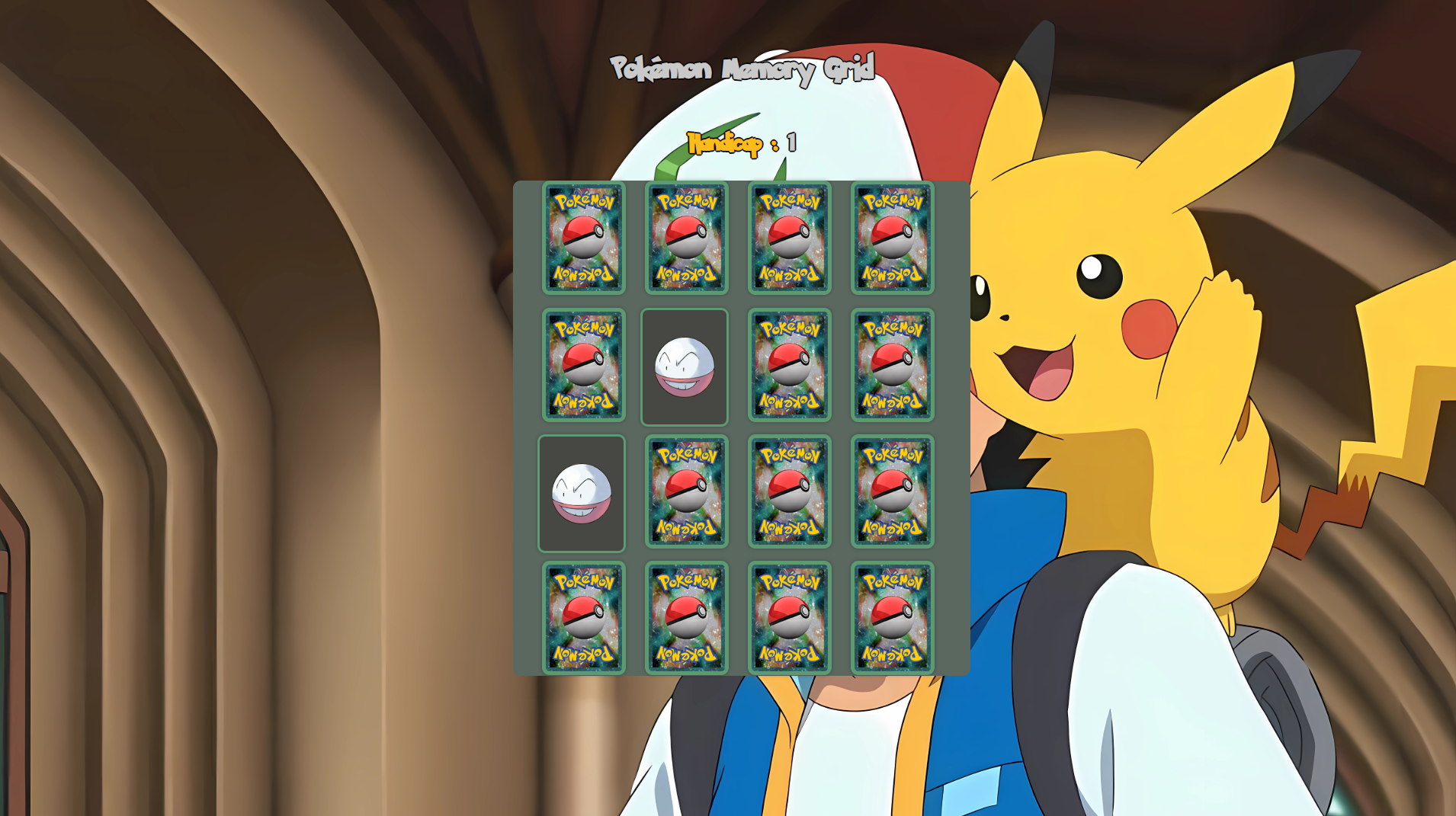 Site Web Pokémon Memory